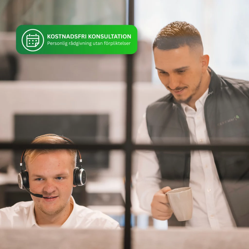 Kostnadsfri konsultation från Gekomm för företag som vill förbättra telefoni, IT och kommunikation.